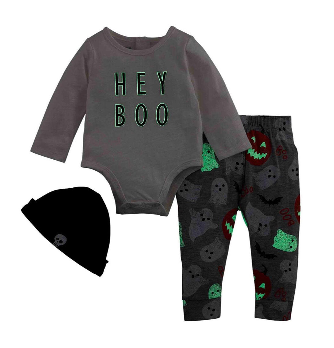 Hey Boo Glow-in-the-Dark Crawler Three-Piece Set
