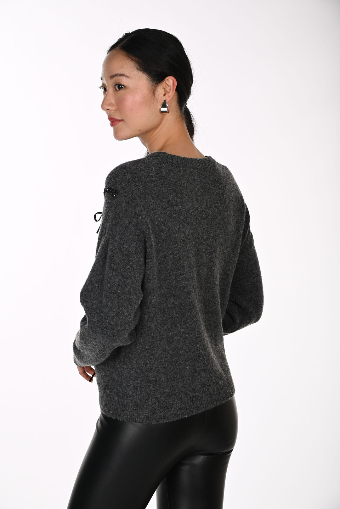 Embellished Bow Detail Sweater