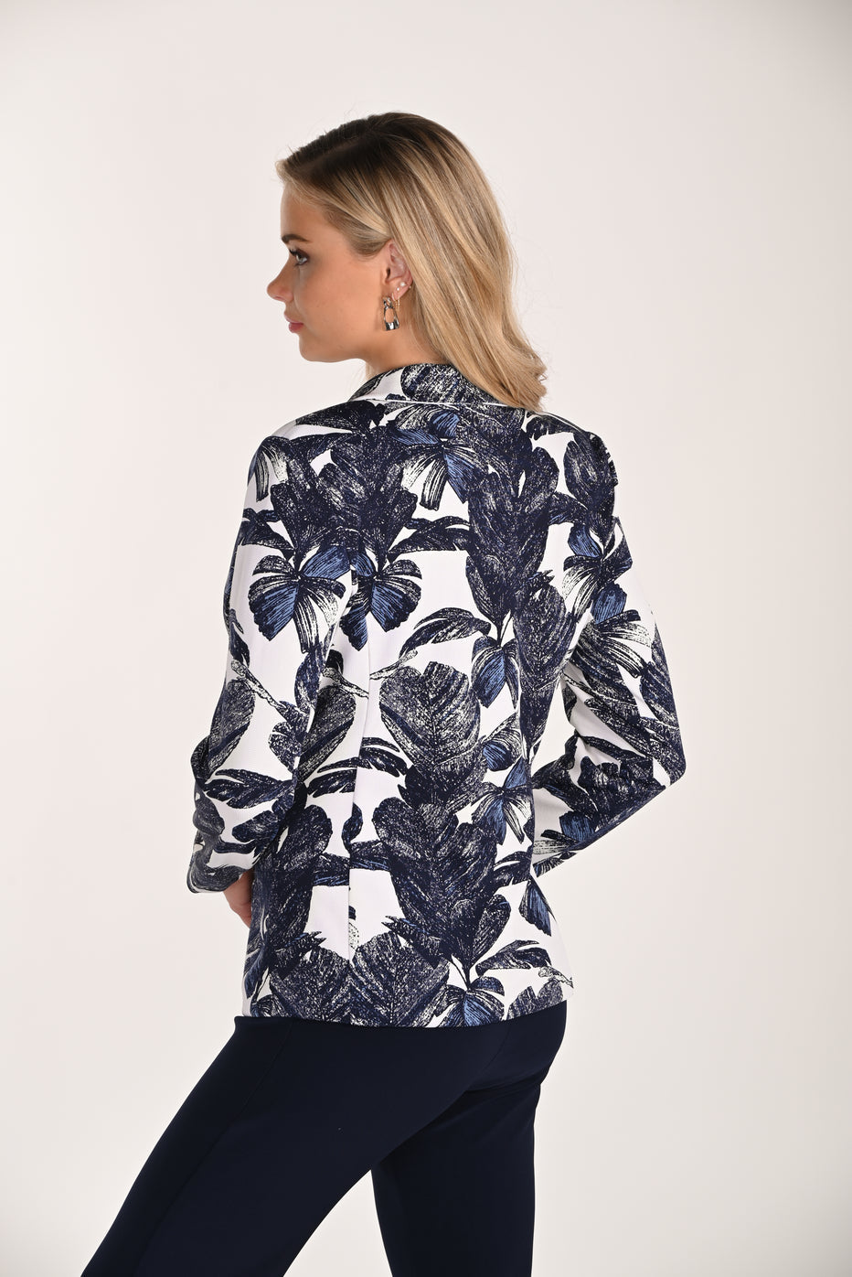 Palm Print Blazer