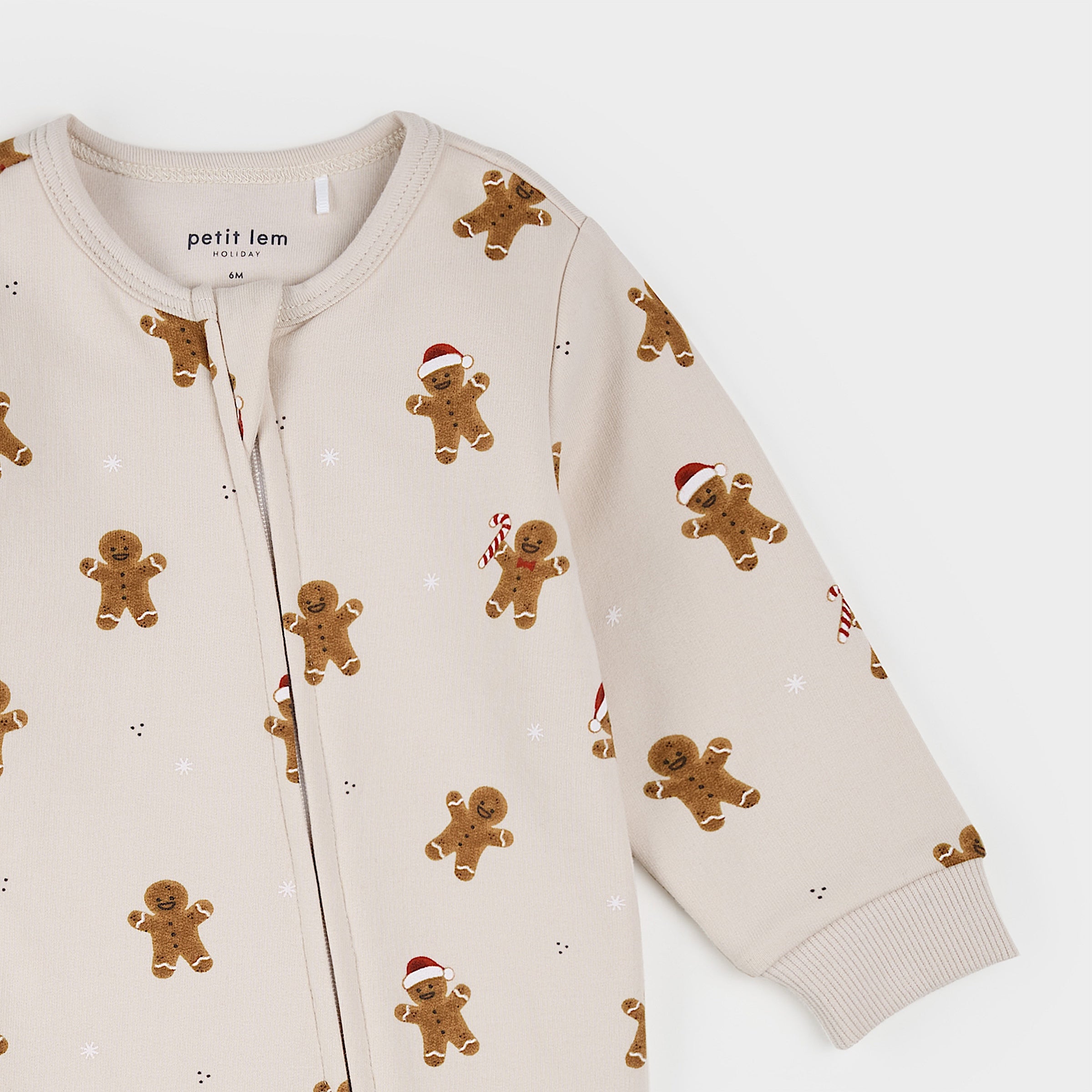 Merry Gingerbread Men Playsuit