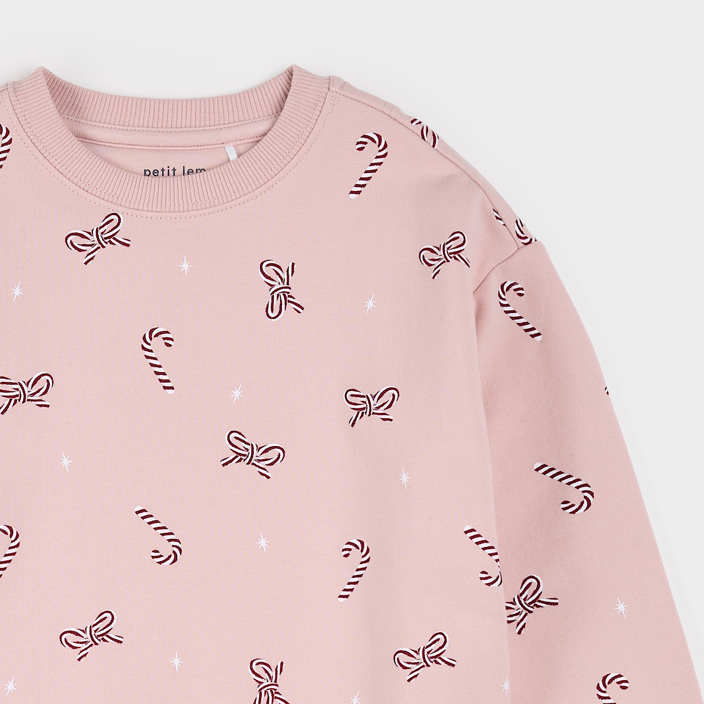 Candy Cane Dreams Fleece Sweatshirt