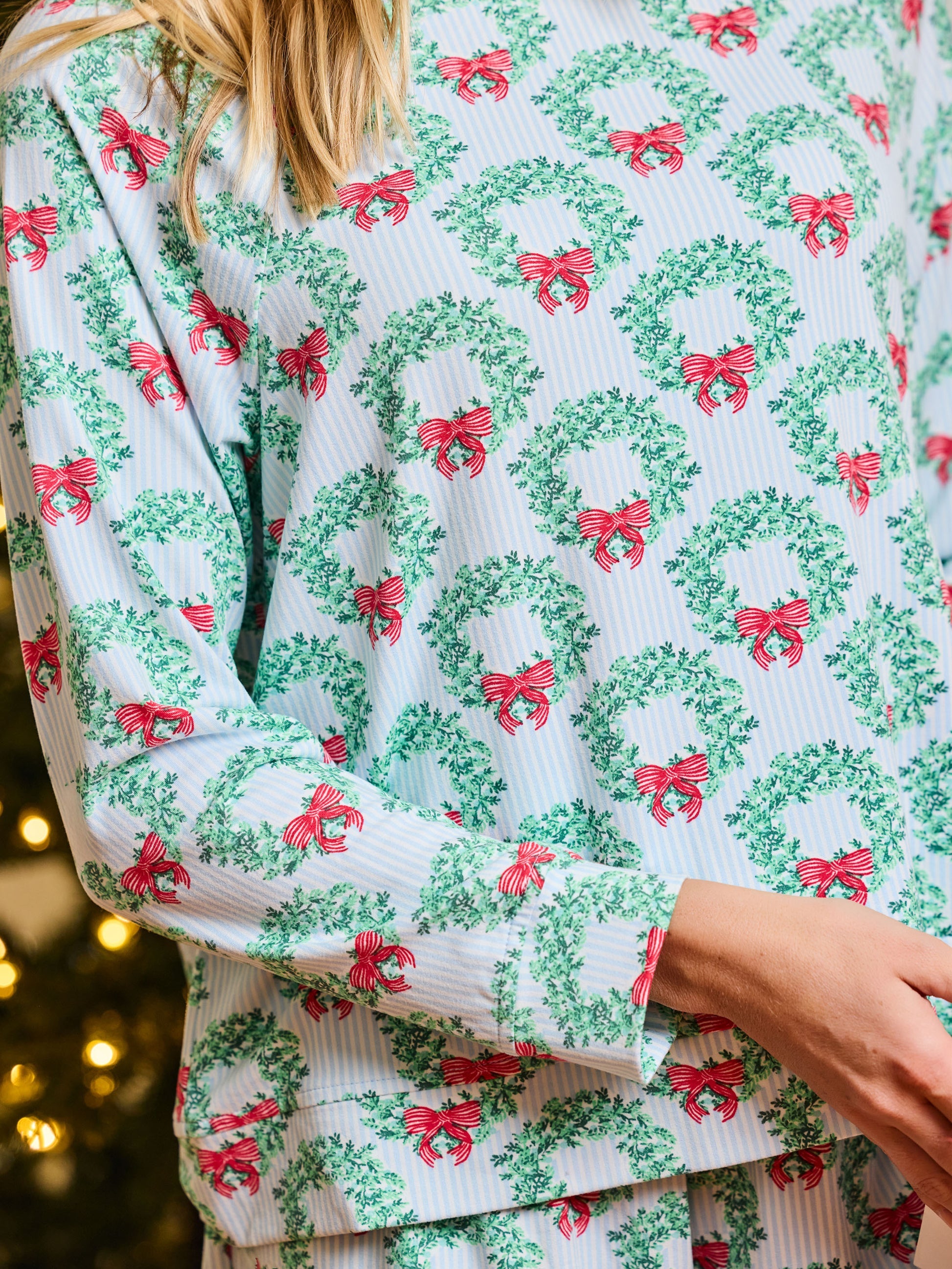 Women's Annie Shorts Set | Wreath & Ribbon