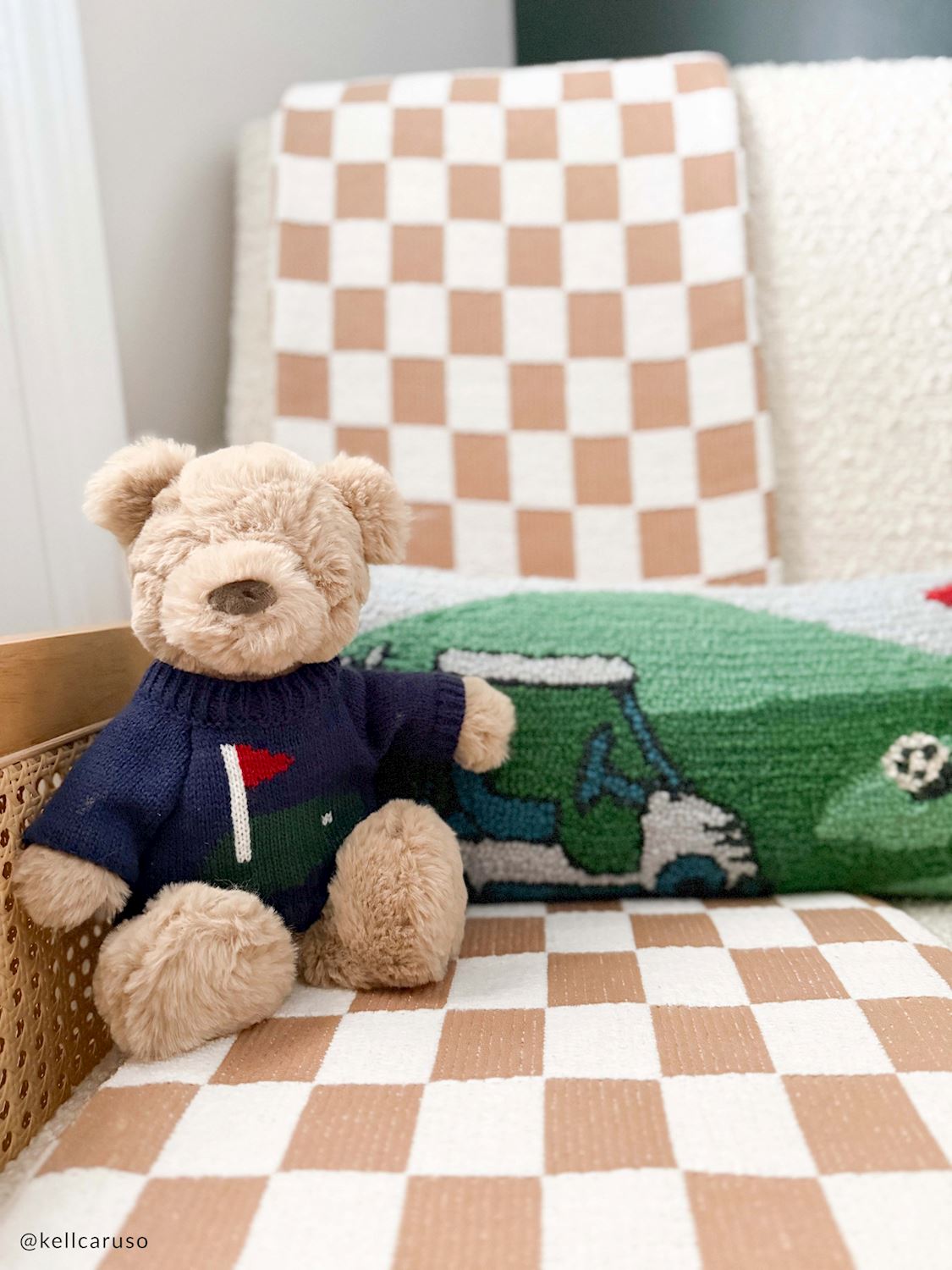 Birdie the Bear Sweater Plush Pal