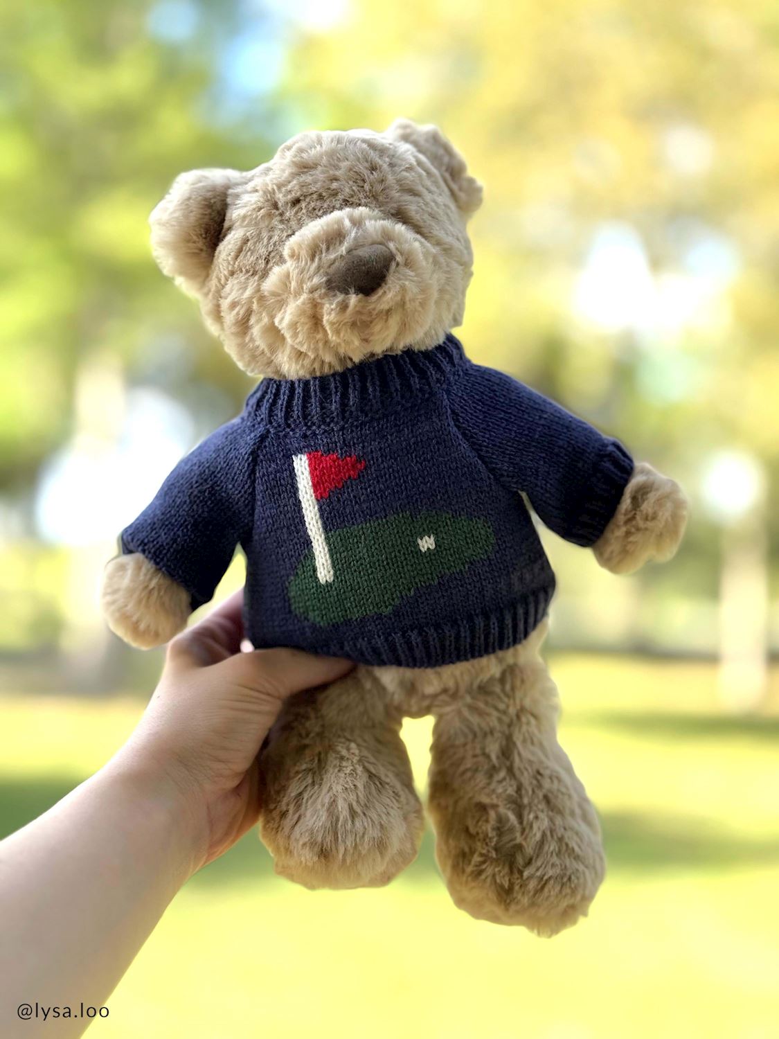 Birdie the Bear Sweater Plush Pal