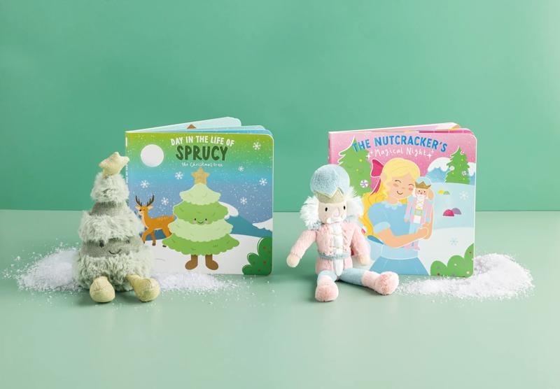 Christmas Books with Plush
