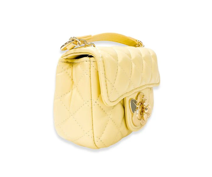 Floral Decor Quilted Purse