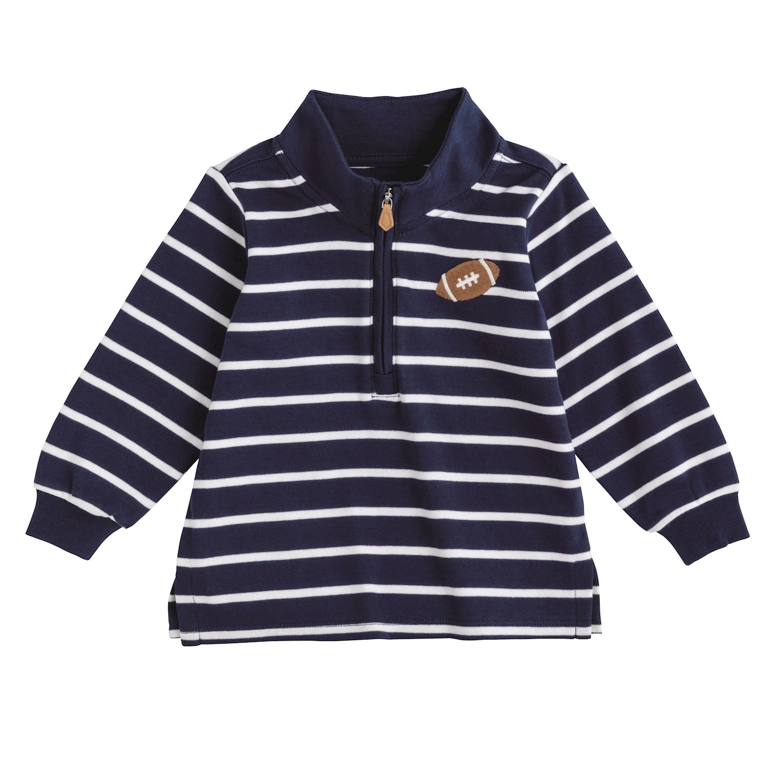 Football Stripe Quarter Zip