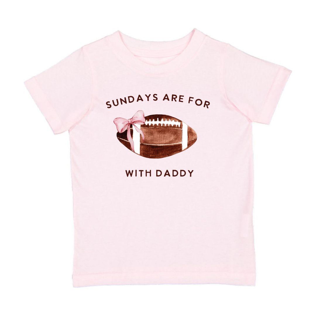 Football With Daddy Short Sleeve T-Shirt