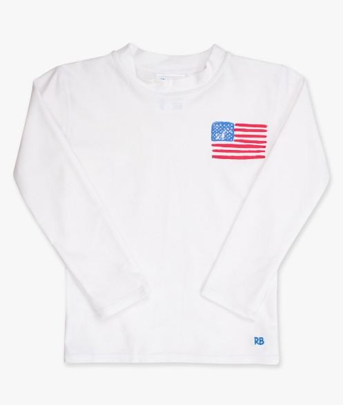 Freedom Flags Performance Hybrid Swim Trunks & Rash Guard