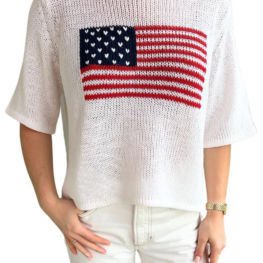 Flag Half Sleeve Top