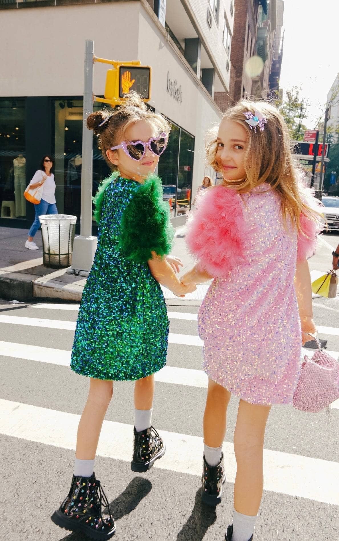 Jade Feather Party Dress
