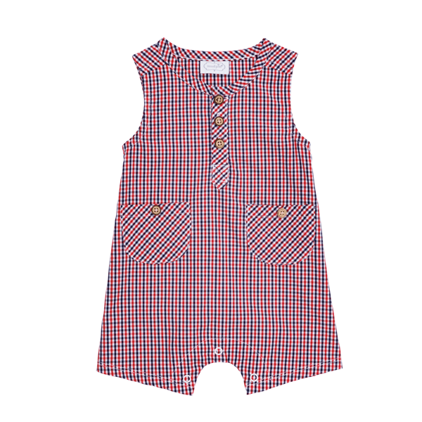 Gingham Romper