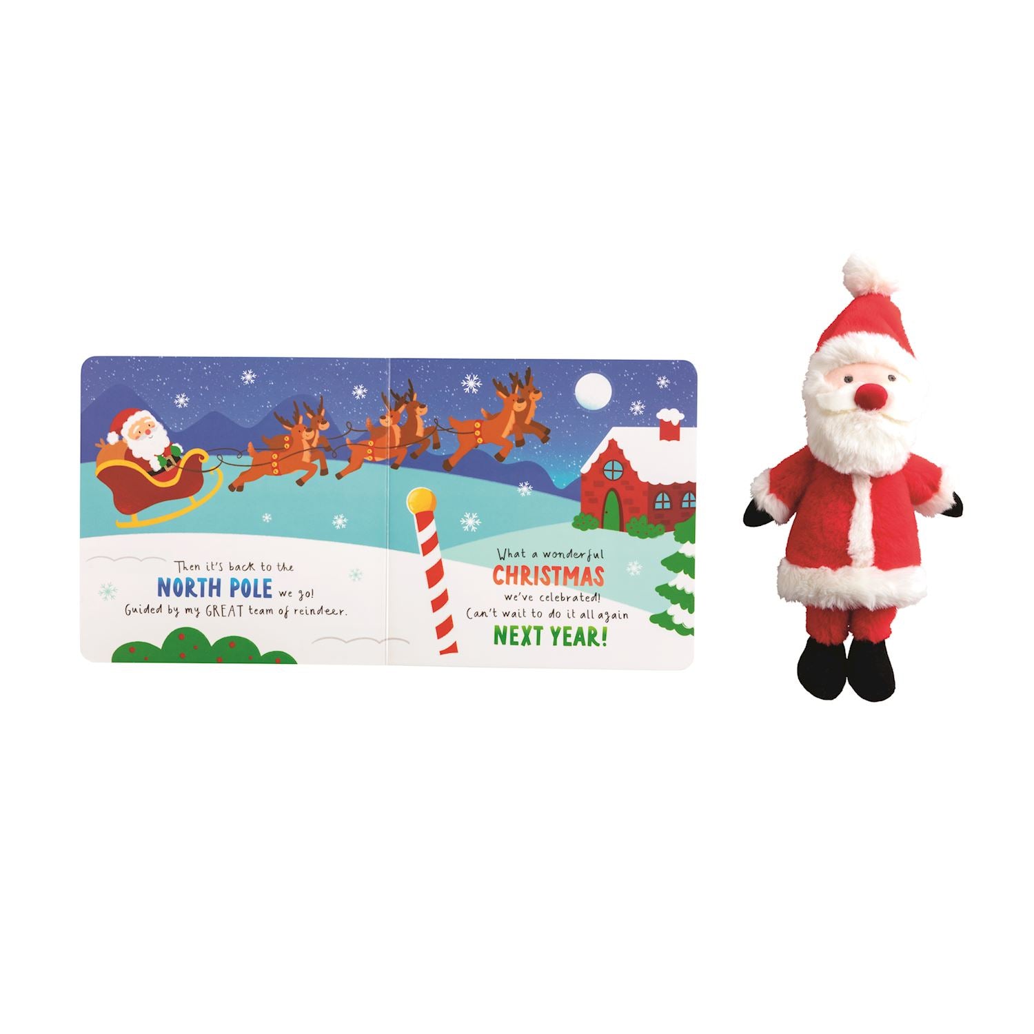 Christmas Books with Plush