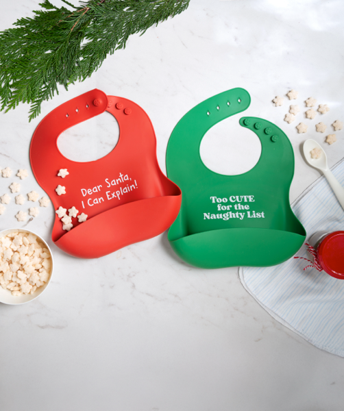Silicone Christmas Bib
