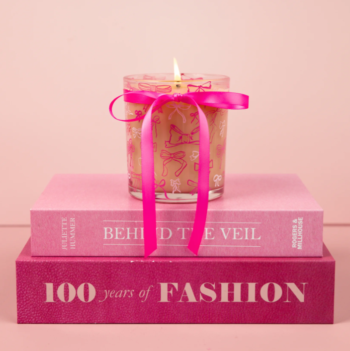 Sweet Grace Pink Bow Candle