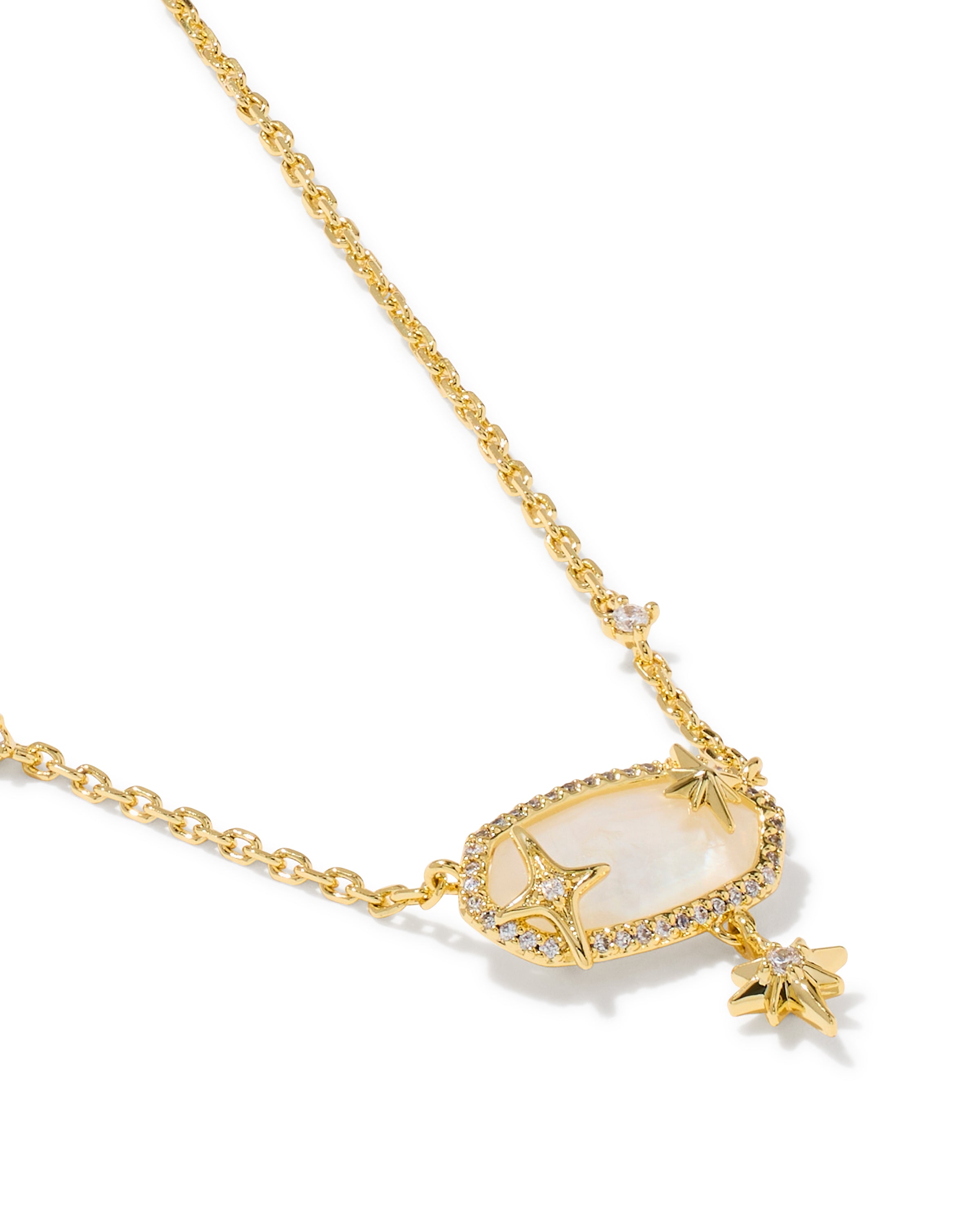 Elisa Star Gold Short Pendant Necklace