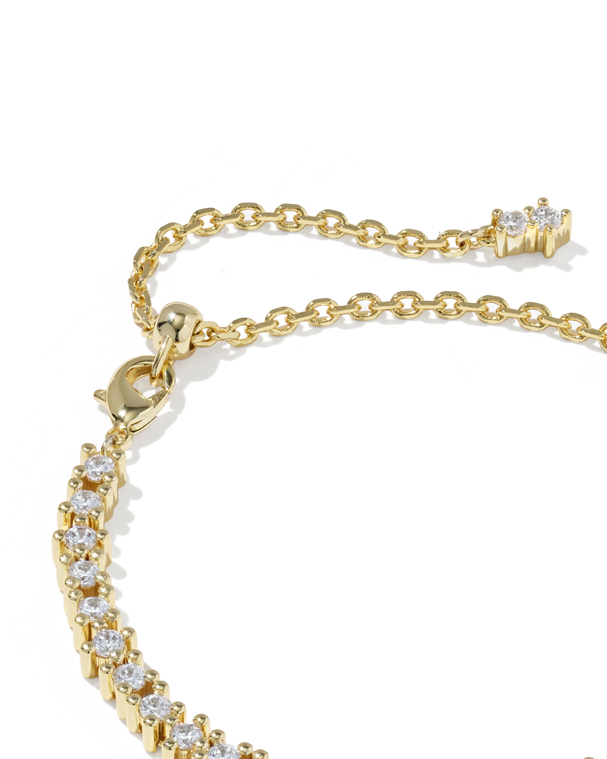 Fate Gold Tennis Bracelet