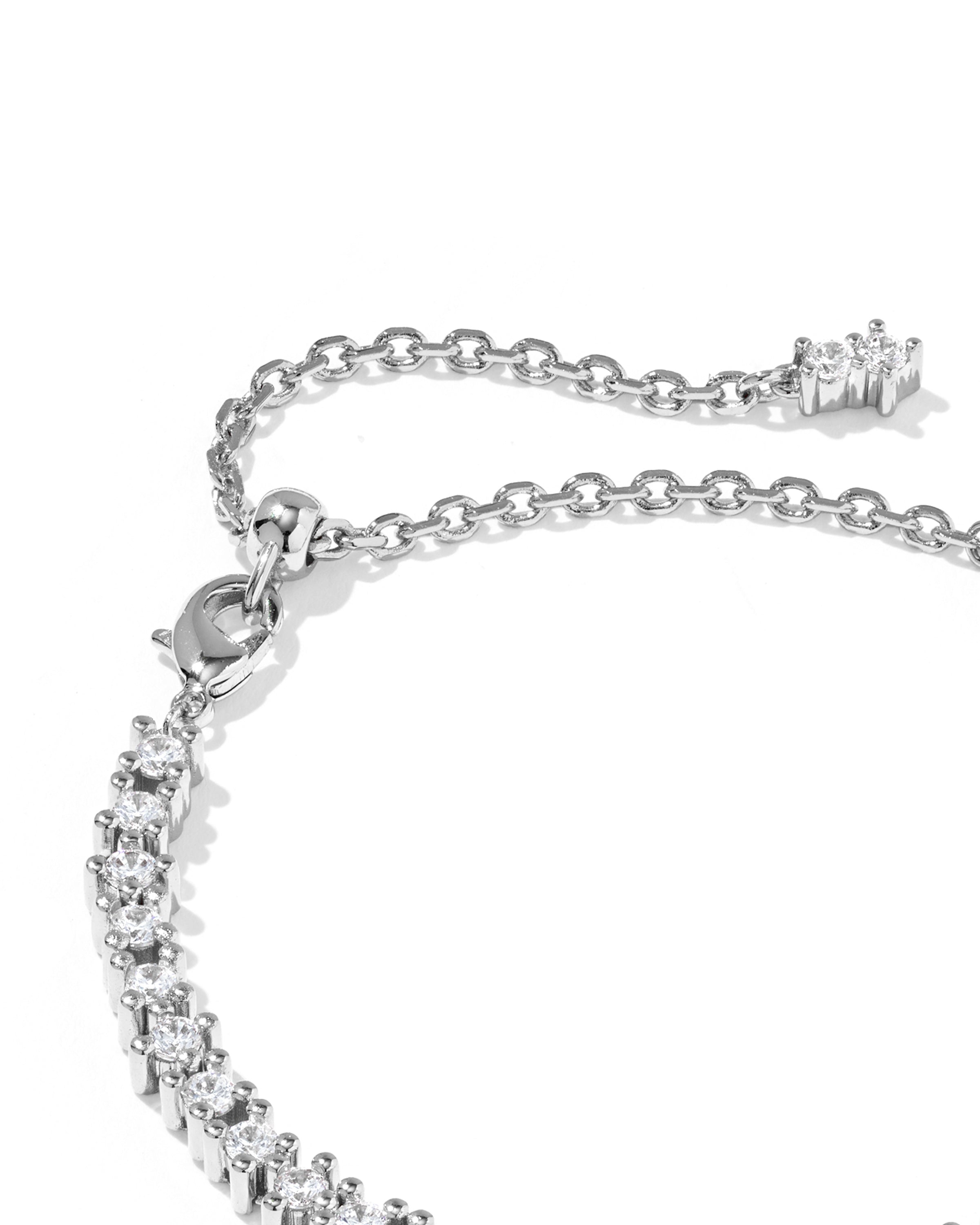 Fate Silver Tennis Bracelet