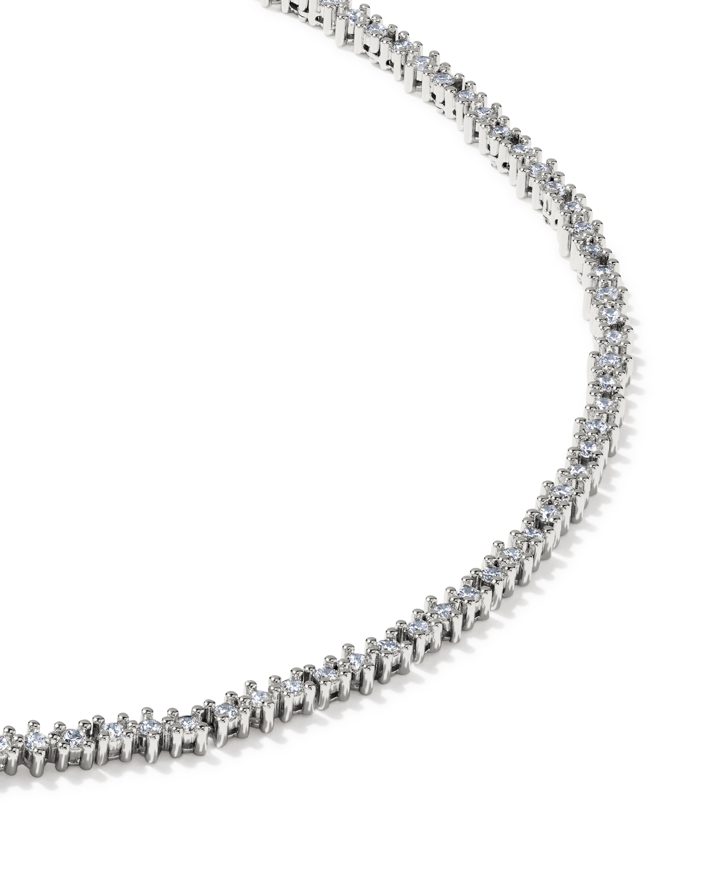 Fate Silver Tennis Necklace
